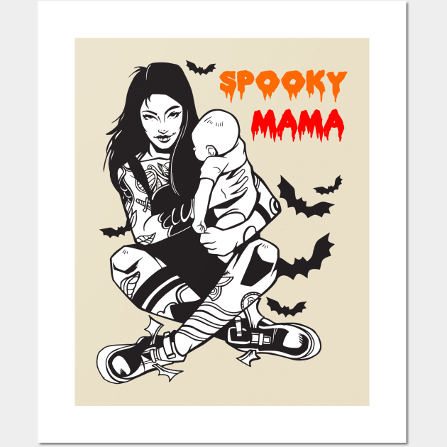 Spooky Mama Wall Art by HAPPY GIFTS K